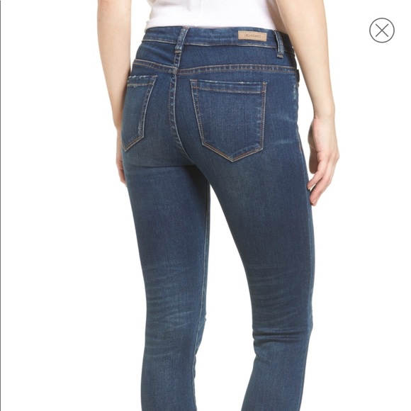 BLANKNYC Ripped Mid Rise Skinny Ankle Jeans - Picture 3 of 8